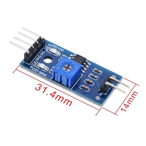10-Pack LM393 Soil Moisture Sensor, 3.3V-5V