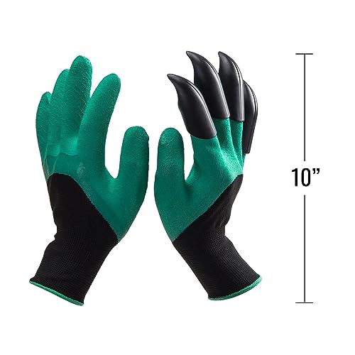 (2 Pair) Unisex Claw Gardening Gloves for Digging in The Garden, Flower Potting, Universal Fit - style: 2 Pairs Gloves
