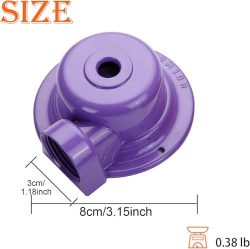 Metal Lawn Sprinkler, 1 Pack Outdoor Garden Watering Sprinklers for Yard Small Areas Lawn with Gentle Water Flow(Purple) - color: Purple