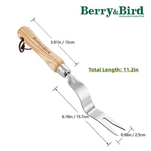 Hand Weeder Tool, 12.1" Stainless Steel Gardening Weed Puller
