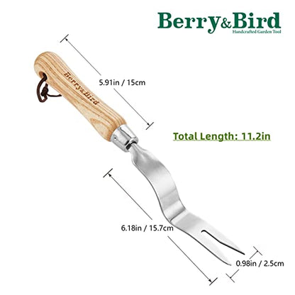 Hand Weeder Tool, 12.1" Stainless Steel Gardening Weed Puller
