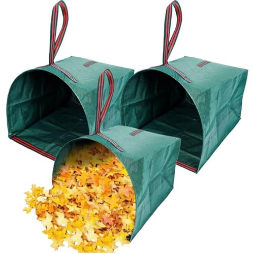 RISETEX Leaf Collector 3-Pack 40-Gallon Heavy Duty Yard Waste Bags - style: 3 pack Yard Waste Bags