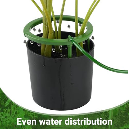 Tujoe 4 Set Drip Irrigation Ring Tree Water Ring 3 Leg Support, 5 Inch - size: 5 Inch
