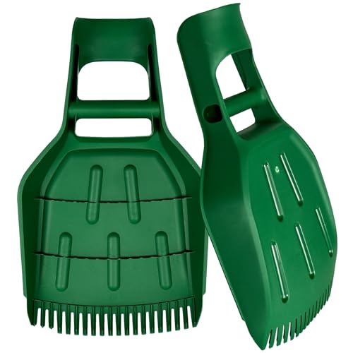 Leaf Scoops 2 Pack - Rake Grabber Claw Hand Tools