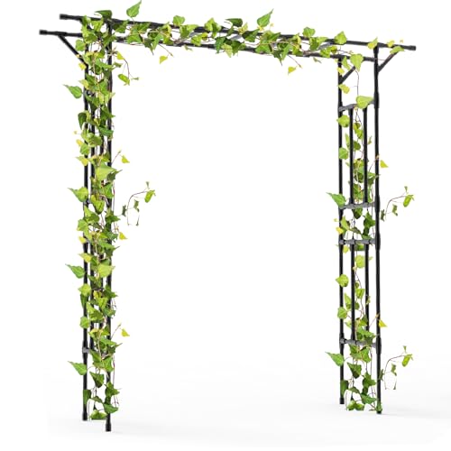Garden Arch Trellis - 79" L x 86" H Supersize Flattop Garden Arch - size: Length:79"-20MM