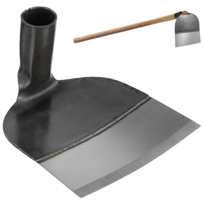 BESPORTBLE Heavy Duty Garden Hoe Tool for Weeding and Soil Loosening Solid Steel Construction Compact 7.28 Inch Hand Hoe for Backyard Gardening and Agricultural Use - size: 18.50X18.50X11.50CM
