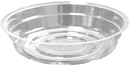 TRUEDAYS 20 Pack 6 Inch Plant Saucers Clear Plant Saucers Flower Pot Plastic Drip Trays Excellent for Indoor & Outdoor Plants - size: 20-Pack (6'' Only)