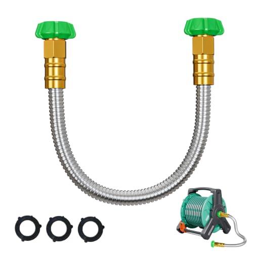 Short Garden Hose 2 ft, Female to Female Connector, Water Hose for Reel - size: 2FT