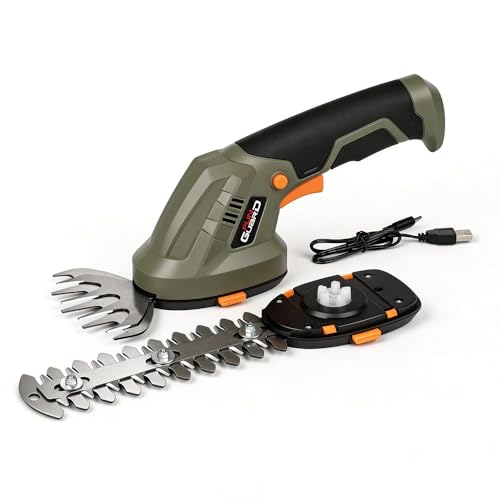 Hedge Trimmer, 2-in-1 Cordless, 2000mAh Battery