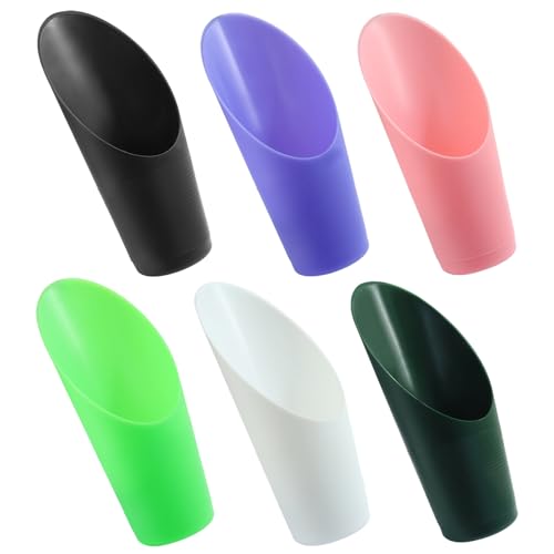 6 Pcs Bonsai Soil Scoops Plastic Garden Shovels, Colorful