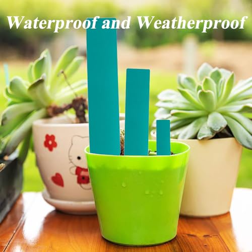 100 Pack Plant Labels- Waterproof Garden Markers, Durable Plant Tags for Seedlings,Vegetables，Indoor & Outdoor Gardening(Green) - color: Green