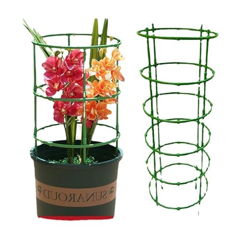 Tomato Cage | Tomato Support | Adjustable Green Plant Supports for Garden | 48in Deformable Assembled Tomato | Trellis for Vegetable, Flower and Fruit Growing，Plant Support Structures