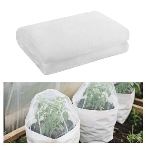 Alphatool 4x10ft Garden Netting, Ultra Fine Mesh Plant Covers - size: 4 x 10 ft