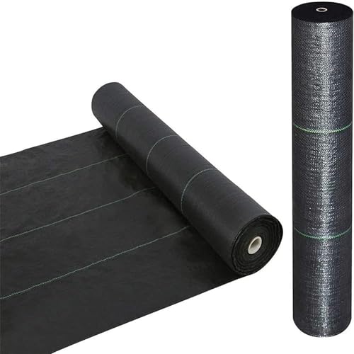 Weed Barrier Landscape Fabric Durable Weed Block Gardening Mat Non Woven Weed Block Fabric Garden Landscaping Fabric Roll Weed Control Fabric in Rolls (3FTx100FT) - size: 3FTx100FT