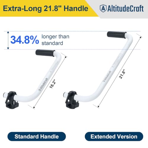21.8" Weed Eater Handle Extension for Tall Users 6'2"+ - size: Extended Trimmer Handle (1-Pack)