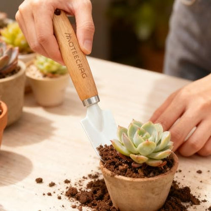Kids Gardening Tools Set, Inspire a Love for Nature Garden Tool Kit - color: Beech wood handle