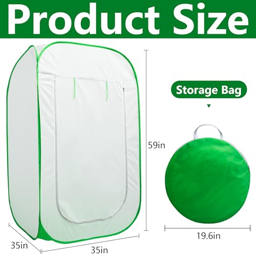 35x35x59 in Pop Up Winter Frost Plant Cover, Plants Freeze Protection Tent