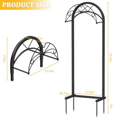 Garden Hose Holder Stand with Pattern Heavy Duty Freestanding Holds