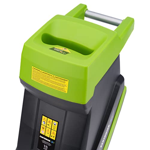 Earthwise GS015 15-Amp Electric Corded Chipper/Shredder with Collection Bag - style: 15-Amp, 8:1 Thick Mulch Ratio
