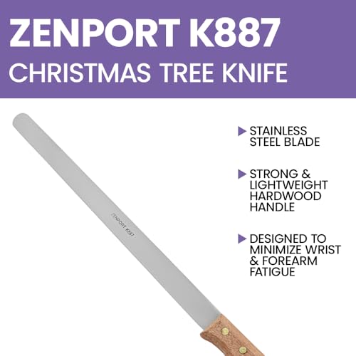 Zenport Christmas Tree Nursery Shearing Knife, Short Handle