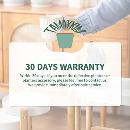 4 Inch Ceramic Plant Pots, Beige, Set of 4 - color: Beige(4inch)