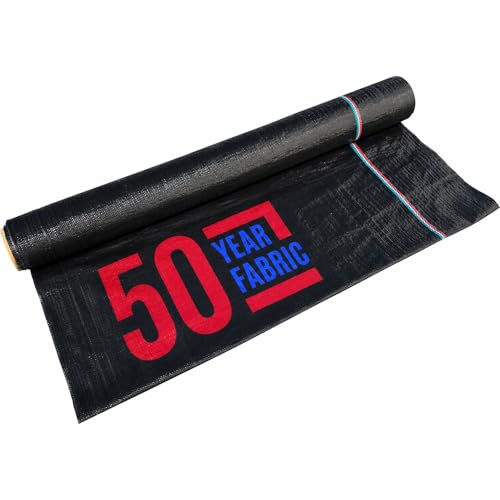 Sandbaggy Landscape Fabric | 50 Year Fabric | Weed Mat, Ground Cover, Garden Tarp | Industrial Grade | 135 Lbs of Tensile Strength | UV Protected | Approved by DOT (3 ft x 50 ft Roll) - size: 3 oz - 3 ft x 50 ft Roll