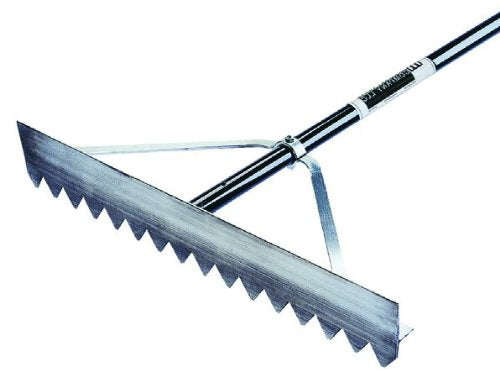 Trigon Sports ProTurf Heavy Duty Lute Rake, Ergonomic Turf Rake with Lightweight Aluminium Handle, Landscaping Rake for Outdoors, Lawn, Carpet, Shrub, 82" Handle, 36" Wide Rake Head - style: ProTurf Lute Rake - 82" Handle, 36" Wide