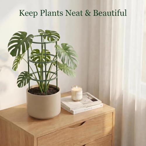 12PCS Plant Stackable Adjustable Cages, Plant Support Stakes