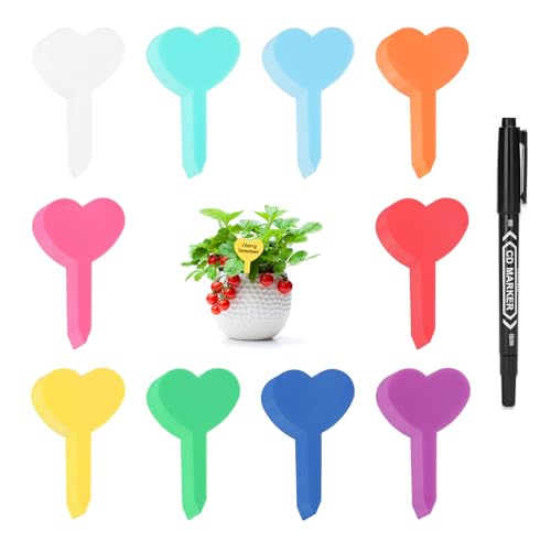 100 pcs Plastic Plant Labels, Thick Garden Labels Plant Tags Seeding Labels