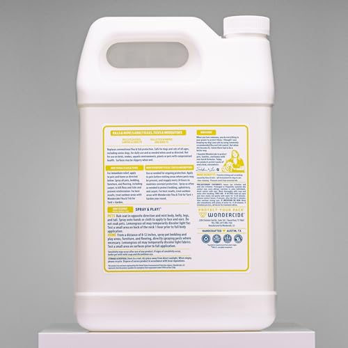 Wondercide - Indoor Pest Control Spray for Home & Kitchen Lemongrass 128 oz - size: 128 Fl Oz (Pack of 1)