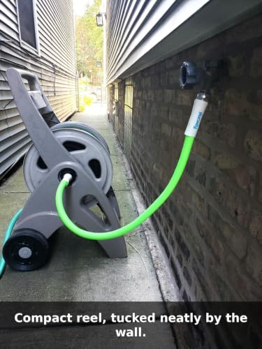 FEVONE 3 ft Leader Hose for Hose Reel - color: Green, size: 3FT