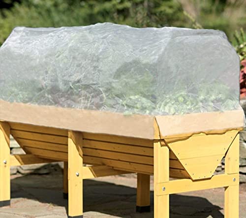 Agfabric Garden Netting 6.5'x10' Insect Pest Barrier Bird Netting for Garden Protection,Row Cover Mesh Netting for Vegetables Fruit Trees and Plants,White - size: 6.5'x10'