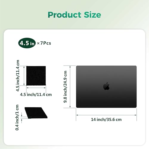 4.5inch Charcoal Filters for Kitchen Compost Bin Replacement Filter, Fiber - size: 4.5''x4.5''x0.4''