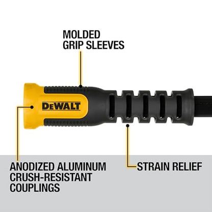 DEWALT 50 ft x 5/8 in Heavy-Duty Professional Grade Fabric Garden Hose - DXMH3302 - size: 50 Ft
