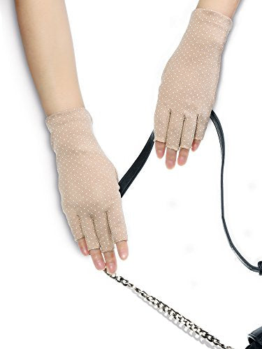 Maxdot Sun Gloves for Women UV Protection - color: Khaki
