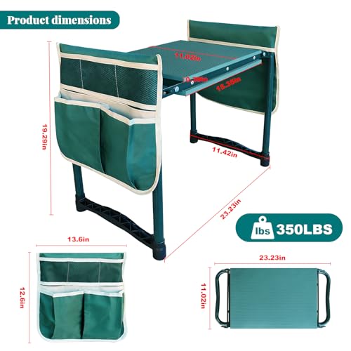 Garden Kneeler and Seat Gift for Women, Men, Seniors, Mom, Dad
