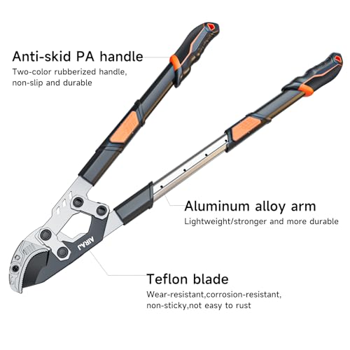 AIRAJ 27-37''Anvil Loppers for Tree Trimmer Heavy Duty with Compound Action