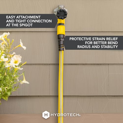 HydroTech FLATJACKET Lightweight Garden Hose 5/8 in x 100 ft, Yellow - size: 100 Feet