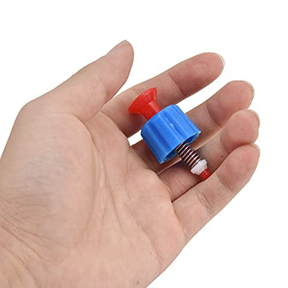 Pressure Relief Valve, PP Automatic Safety Bleed Valve for Manual Sprayer Safety Release Valve For 3L / 5L / 8L Backpack Sprayers Replacement PP Material Automatic Safety Valve - color: Red Blue