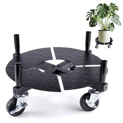 Plant Dolly with Wheels 15 to 24 Inch Adjustable Heavy Duty 440LBS Capacity