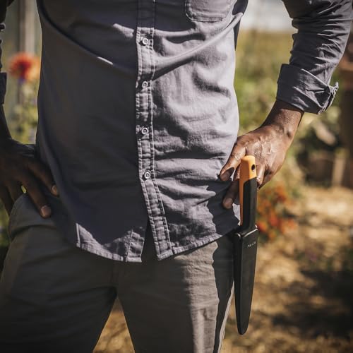 Fiskars Hori Hori Garden Knife with Sheath, Heavy Duty Gardening Hand Tool - style: Hori Knife