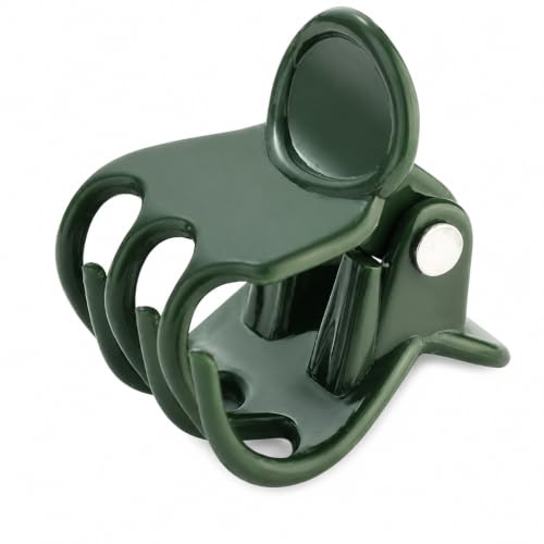 Garden Plant Clips, Green Orchid Stem Support Clamps for Vine Training, Flower Stake Holders, 50 Count Pack - color: Green