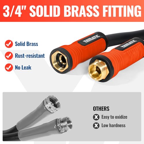 YAMATIC 3ft Short Garden Hose, 5/8in I.D. Flexible Lightweight Leader Hose - size: 3' feet