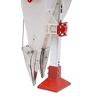 Double Barrel Sower,Adjustable Seed Fertilizer Spreader Planter,Manual Fertilizer Seeder,Garden Seed Spreader-Depth,Garden helper,Suitable for Sow Carrot,Lettuce,Flower,Plant,Peanut,Spinach Seed