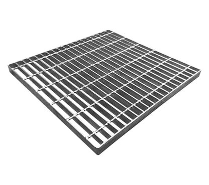24in B125 Galvanized Steel Drain Grate(23.8x23.8 in) - color: Silver-1 Pack, size: 24x24 inch