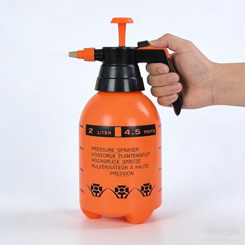 2L Handheld Garden Pump Sprayer (2L Orange) - color: 2L Orange