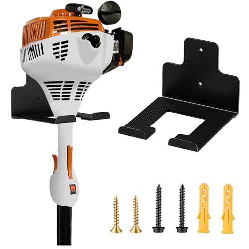 Wall-Mounted Weed Wacker Hanger, Garage Tool Organizer, 1 Pack black - color: Black 1 Pack