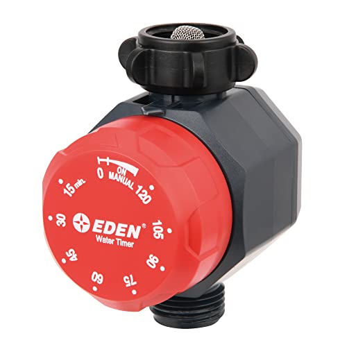 Eden 25118 1-Zone Mechanical Watering Timer, Red, Grey - style: 1-Zone