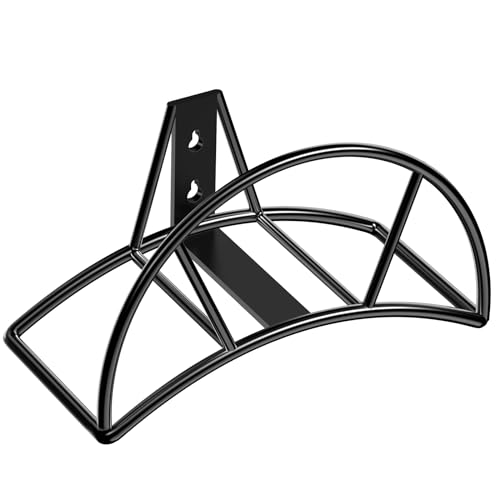 TomCare Garden Hose Holder Wall Mount, 150FT Capacity Water Hose Hanger - color: Black, size: Standard