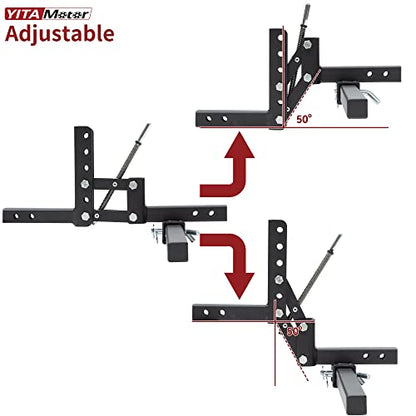 YITAMOTOR 50" Manual Implement Lift 1-Point Lift System for ATV/UTV - style: ATV Implement Lift